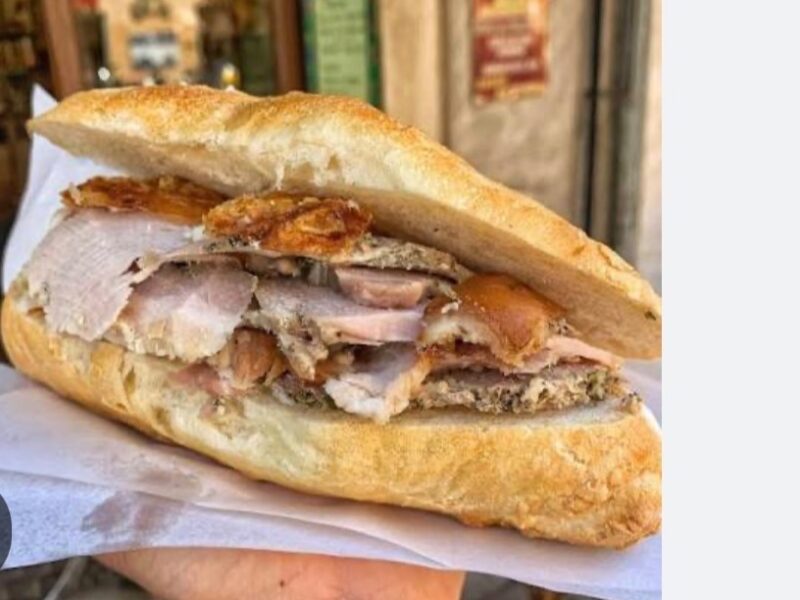 Panino porchetta o kebab + cheddar +salse