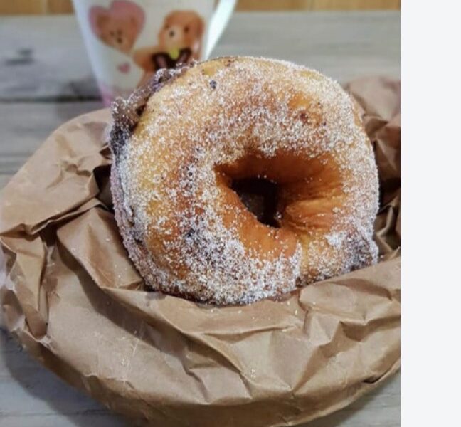 Ciambella fritta con nutella