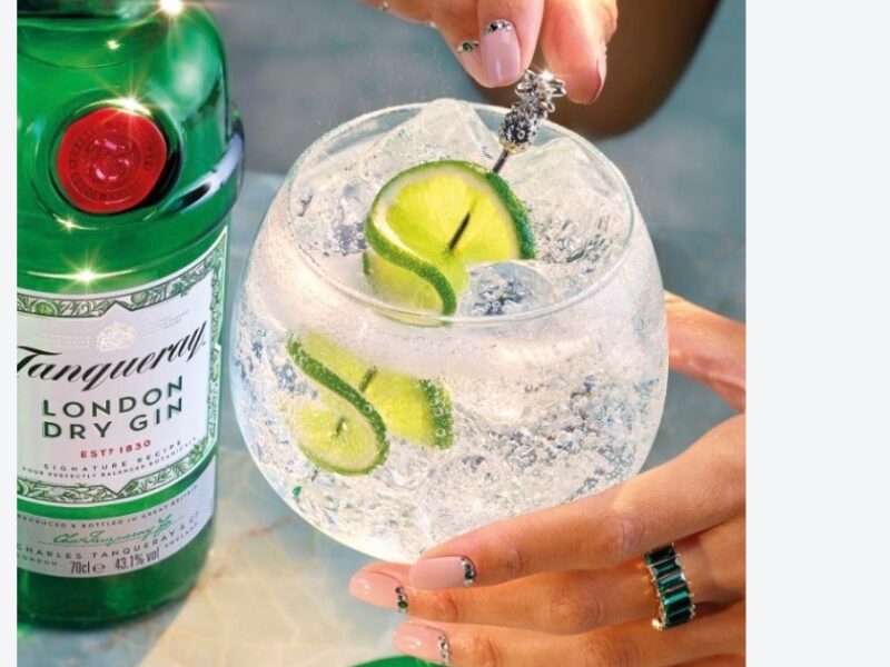 Gin tonic cocktail